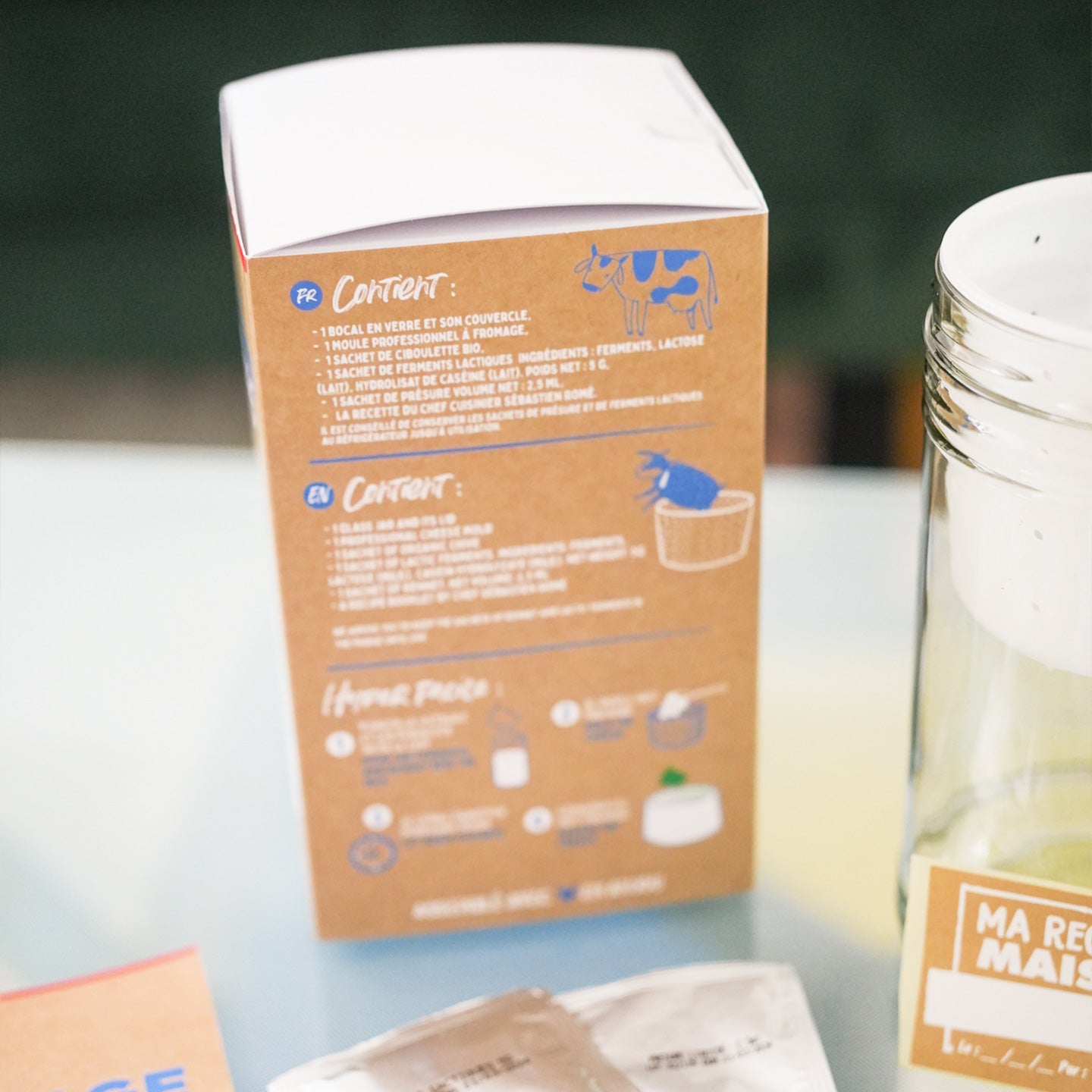 Kit DIY pour faire son Fromage Frais - Mieux Que Des Fleurs - 3