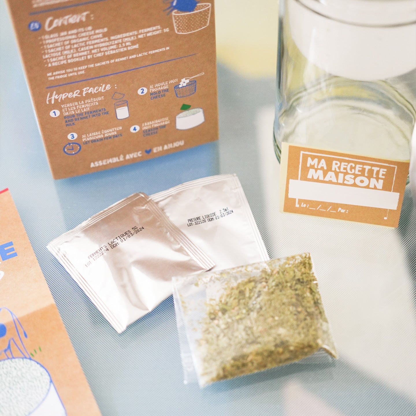 Kit DIY pour faire son Fromage Frais - Mieux Que Des Fleurs - 4