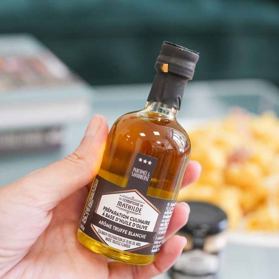 Kit DIY Pâtes à la Truffe avec ingrédients en vue