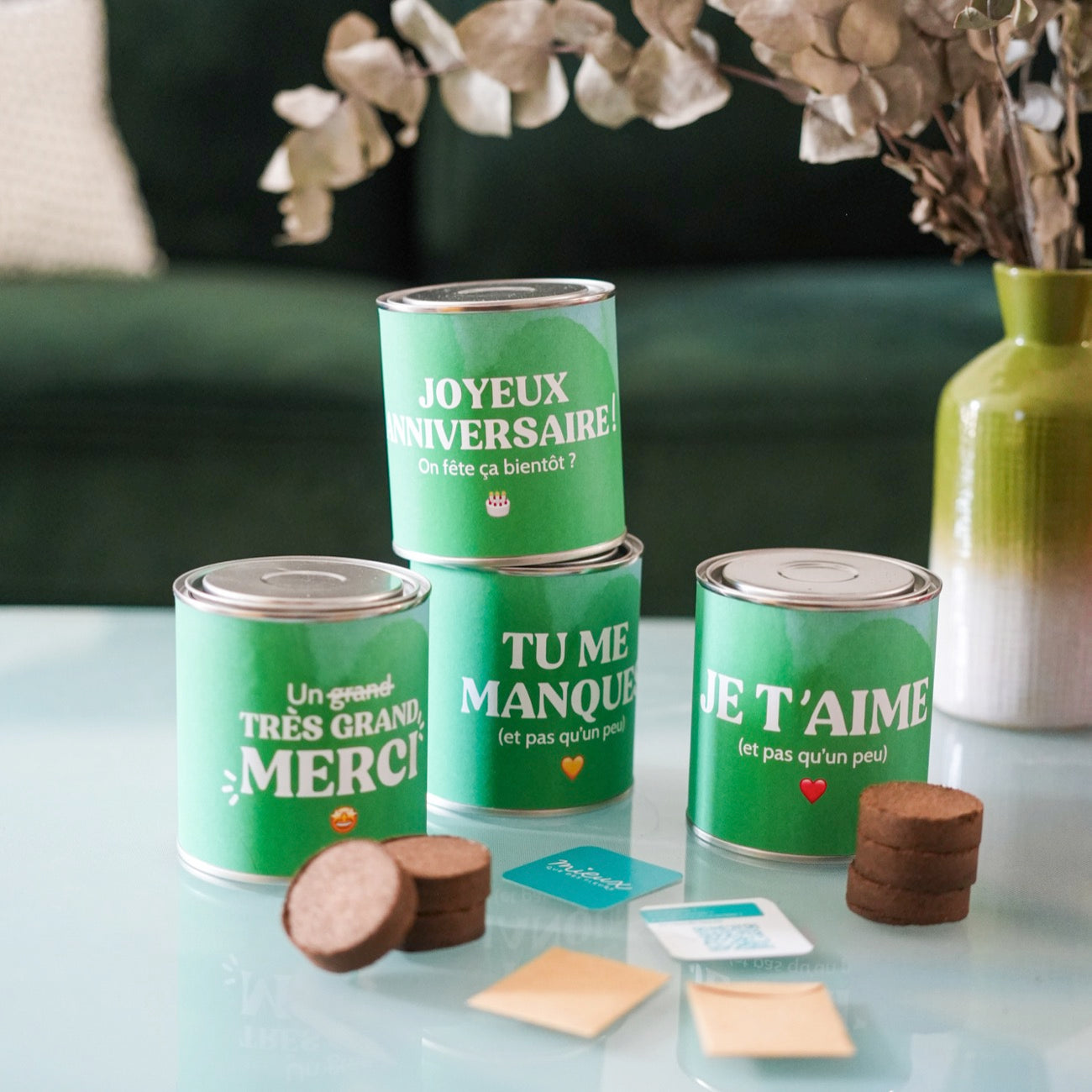Kit à planter avec message - Mieux Que Des Fleurs - 1