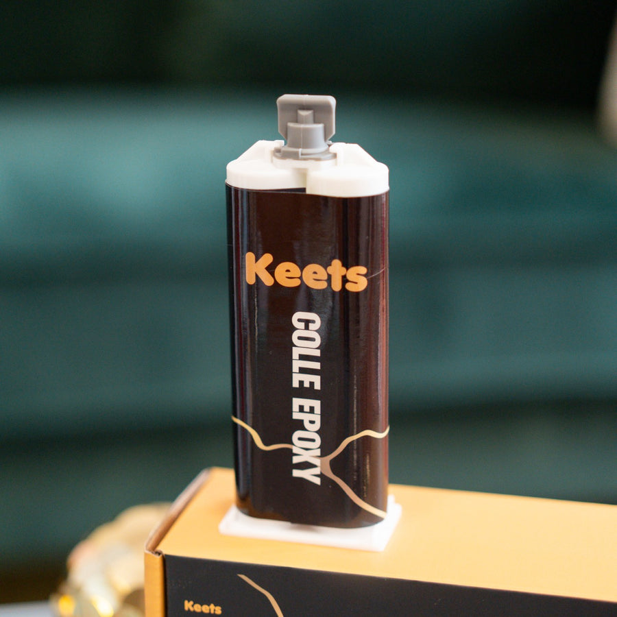 Kit Kintsugi avec poudre dorée et outils de réparation