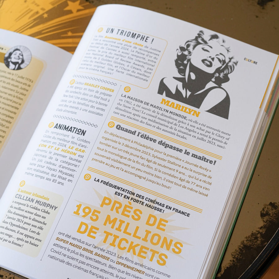 Couverture du livre avec un design coloré et joyeux.