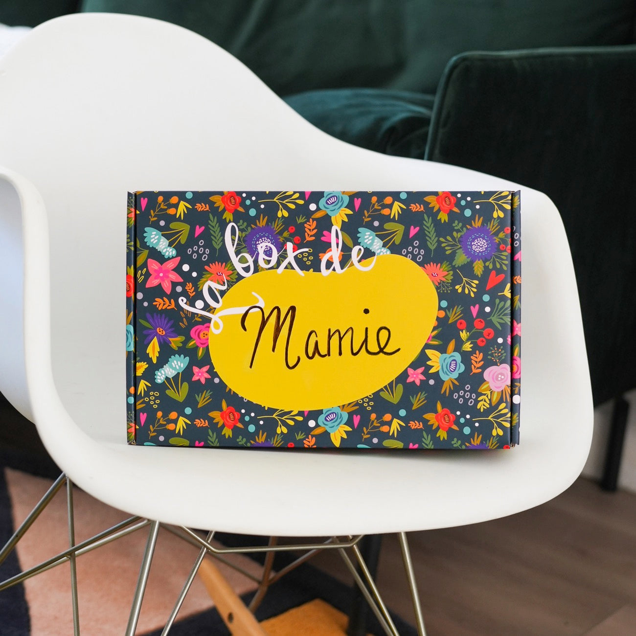 Cool box personnalisable avec motif floral coloré