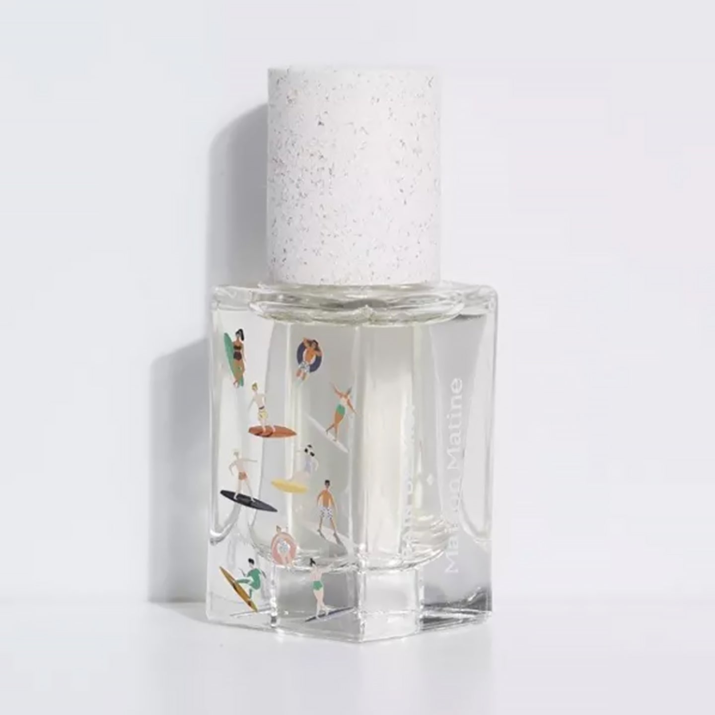 Flacon de parfum Bain de midi avec étiquette élégante