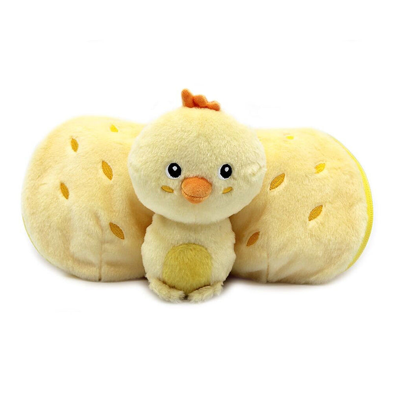 Peluche Nuggets le Poussin vue de face avec texture douce