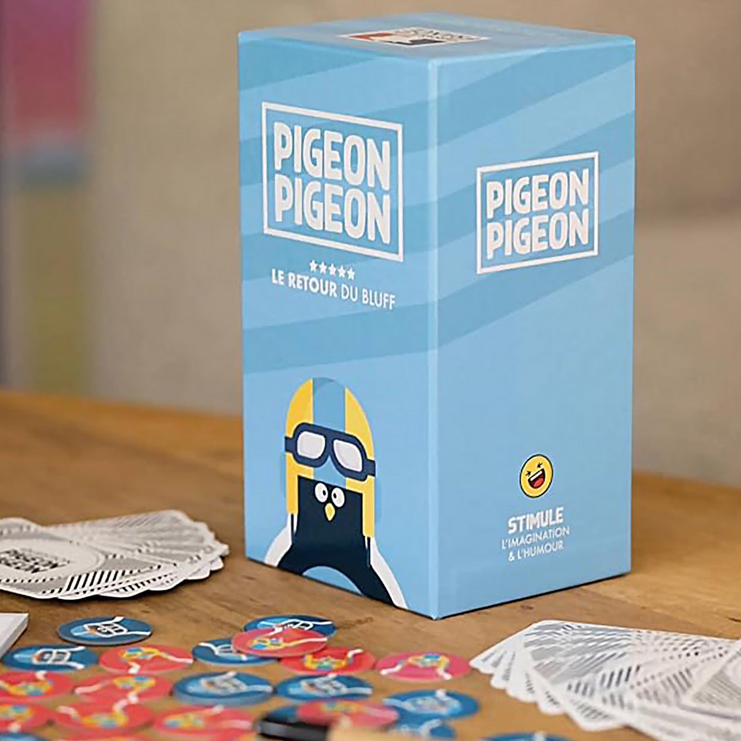 Pigeon Pigeon - Jeu d'ambiance et de bluff - Napoleon Editions