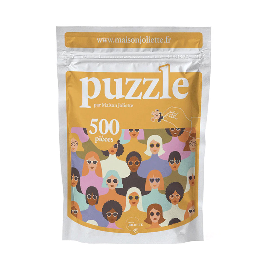 Puzzle de 500 pièces représentant des femmes diverses.