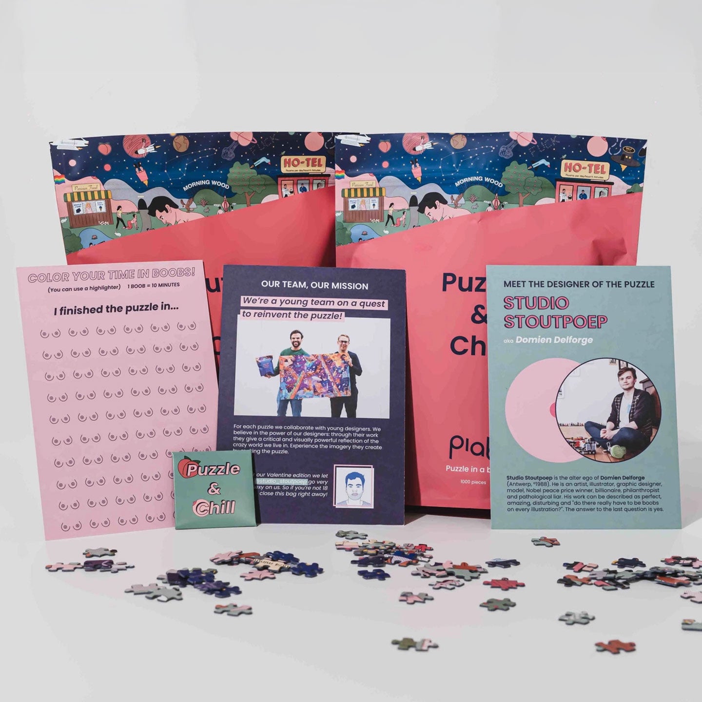 Puzzle Sexy avec motifs suggestifs en gros plan