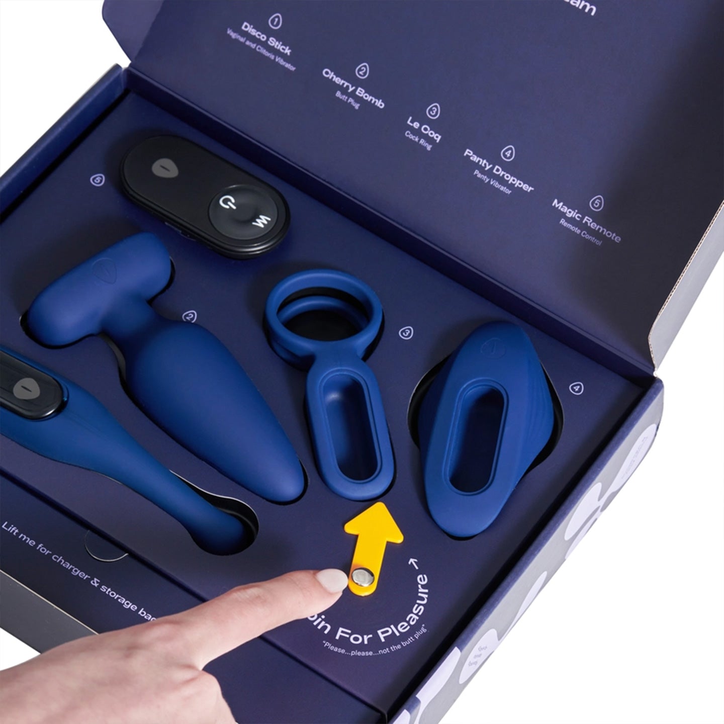Coffret de vibromasseurs pour couple avec texture douce