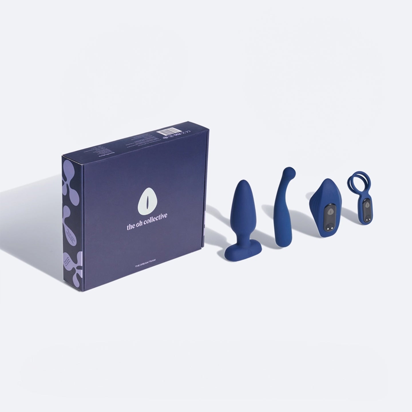 Coffret de vibromasseurs pour couple avec divers jouets intimes.