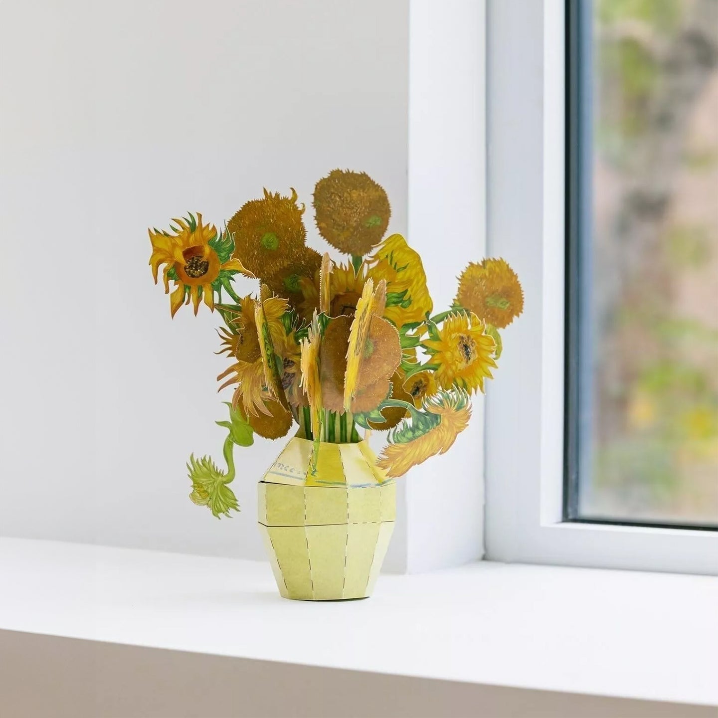 Bouquet de tournesols en papier inspiré de Van Gogh