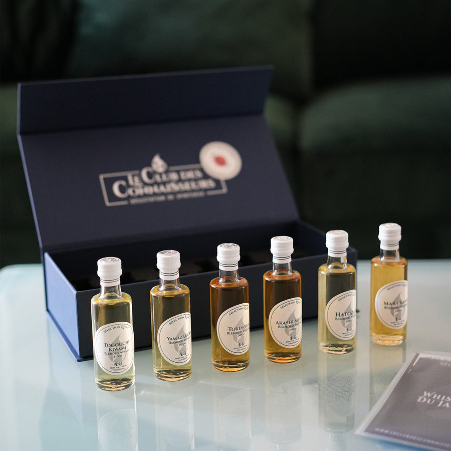 Coffret découverte des Whiskys Japonais dans un emballage élégant