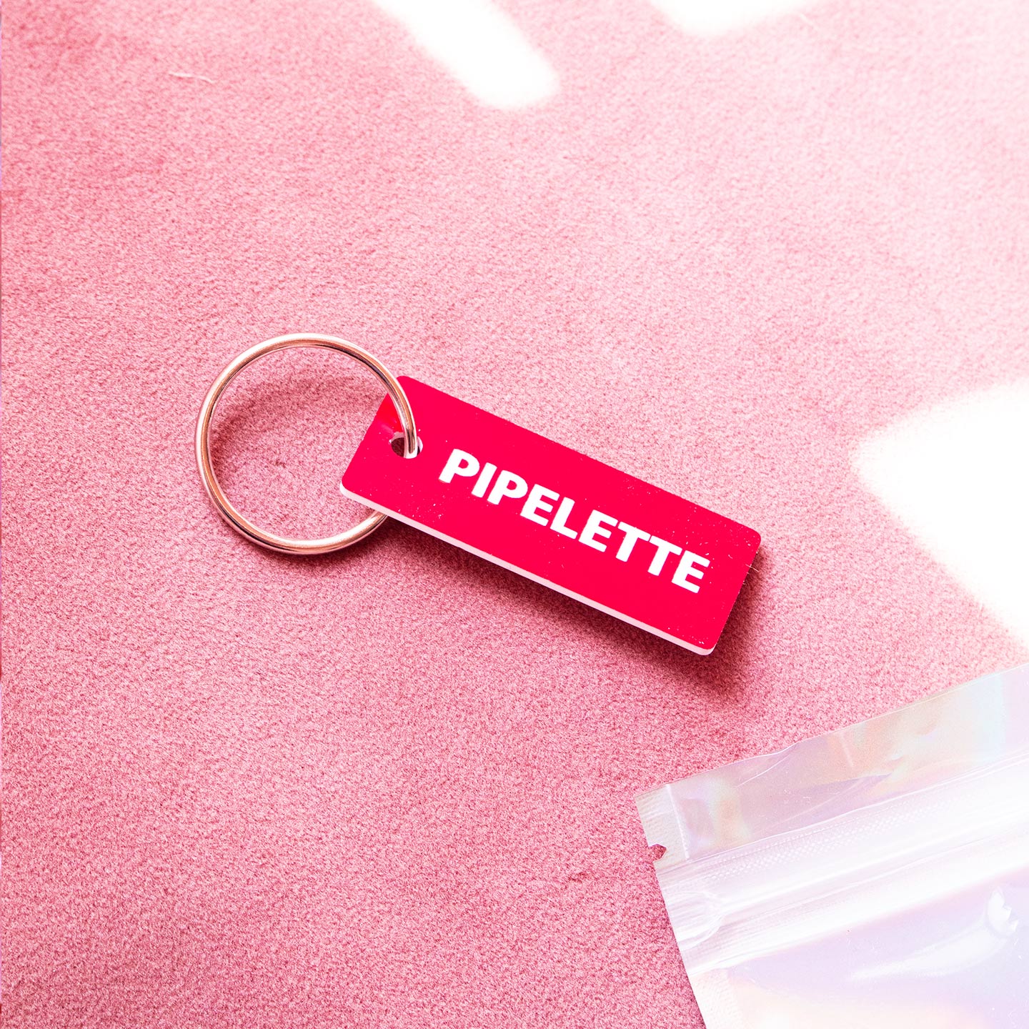 Porte clés 'Pipelette certifiée' idée cadeau à offrir