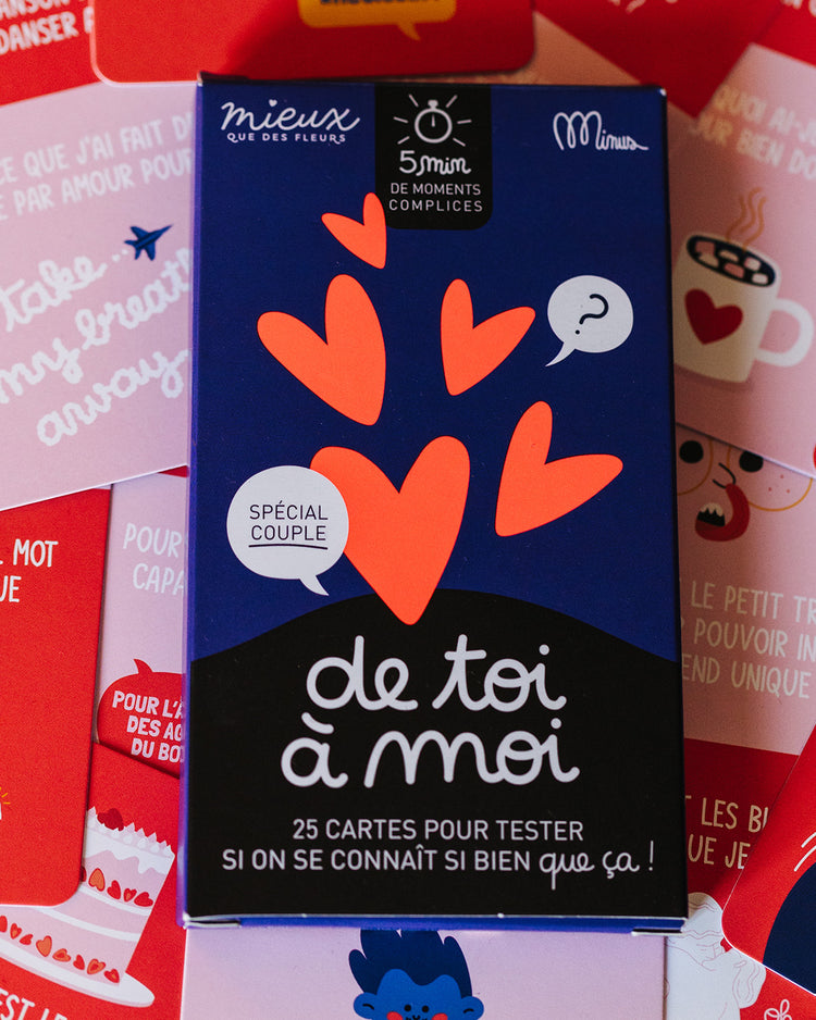 Jeu de toi à moi Spécial Couples - Jeu complice pour partager des moments avec son amour. Image du produit.