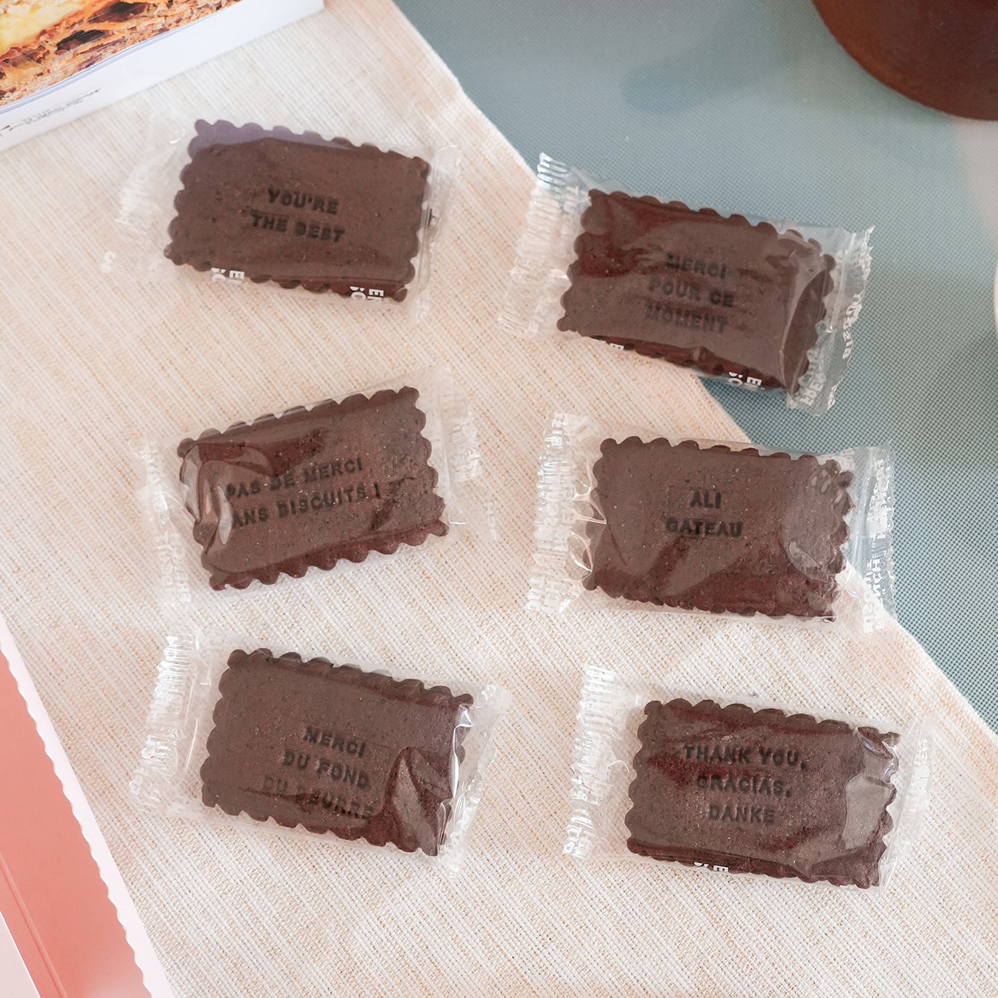 Biscuits à messages pour dire merci - Mieux que des fleurs