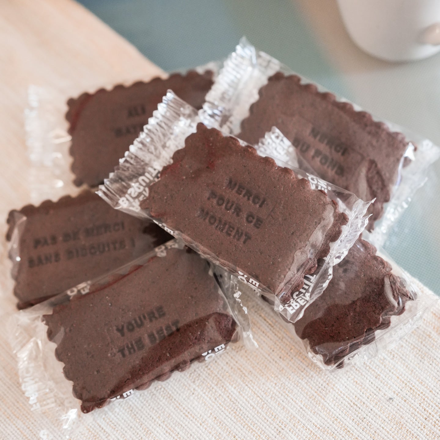 Biscuits à message pour remercier - Mieux que des fleurs