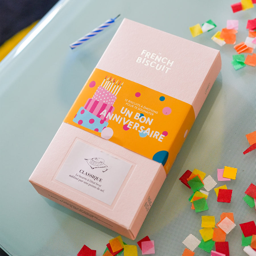 Biscuits à message pour anniversaire