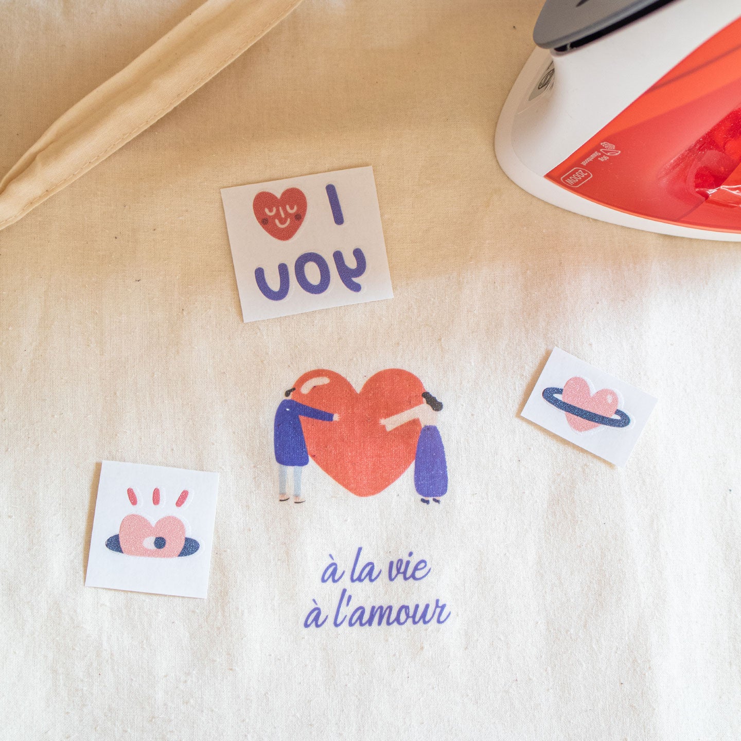 Transfert thermocollant textiles - Mieux que des fleurs