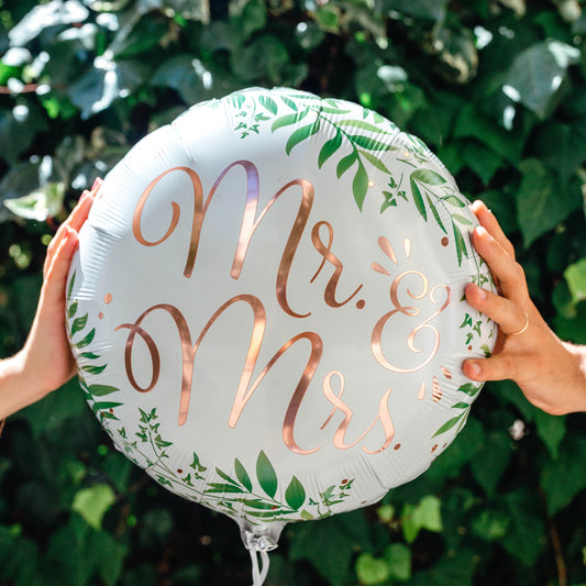 Ballon Floral Monsieur & Madame - Mieux Que Des Fleurs