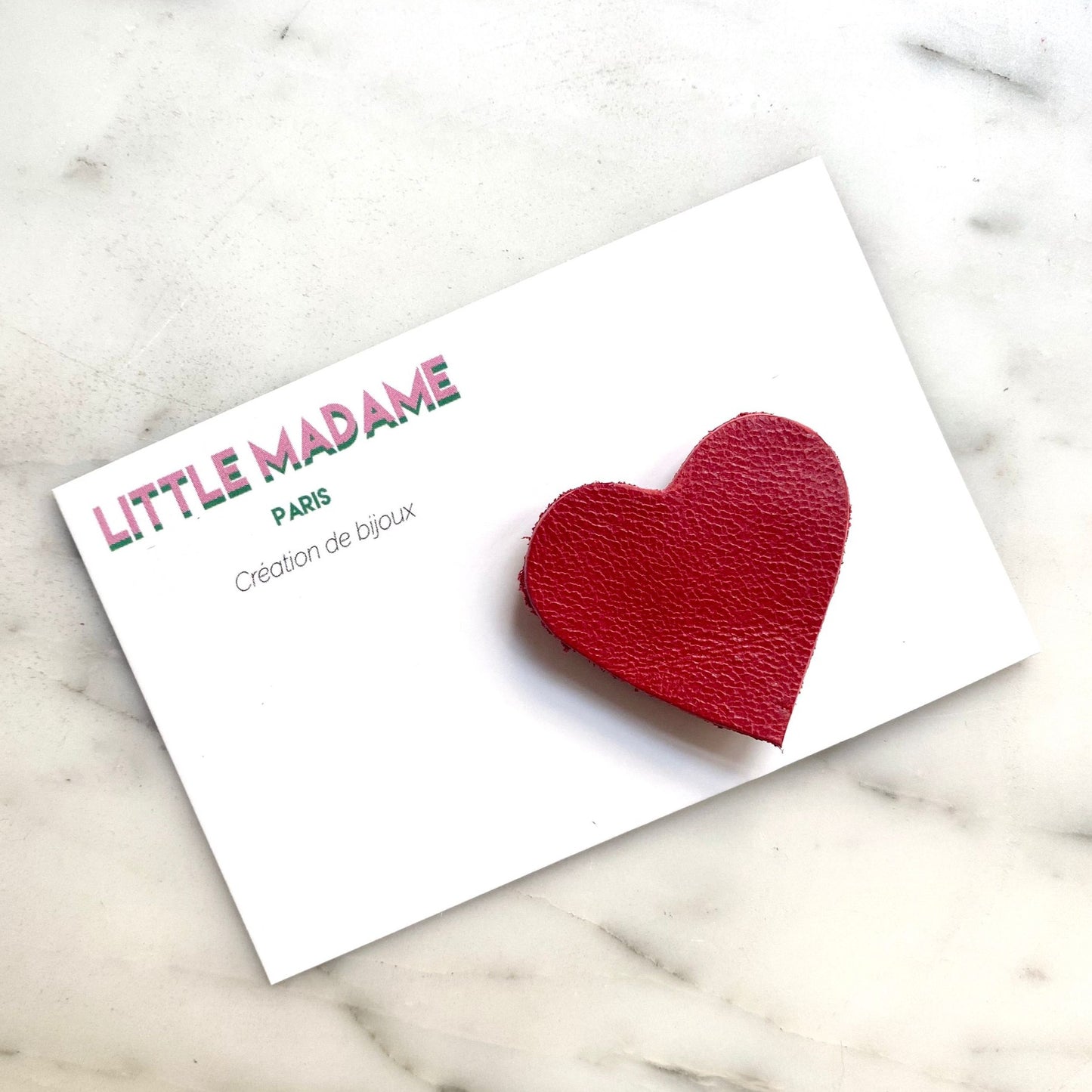 La broche Coeur de Little Madame par Mieux Que Des Fleurs