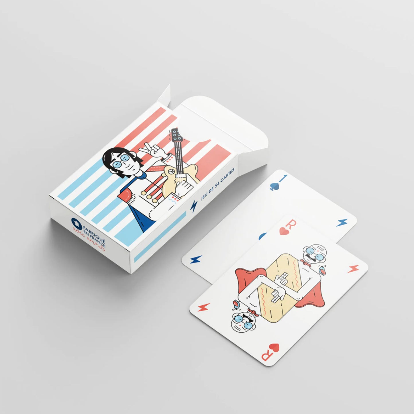 Un jeu de 54 cartes édition superstars