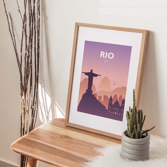 Affiche de voyage personnalisée à personnaliser