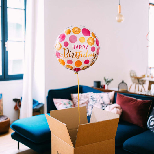 Ballon Happy Birthday Pink Mieux Que Des Fleurs