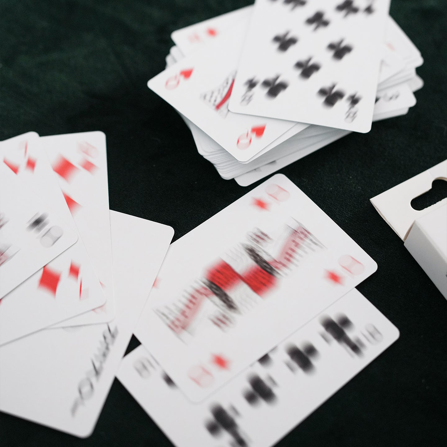 Jeu de cartes floues - mieux que des fleurs