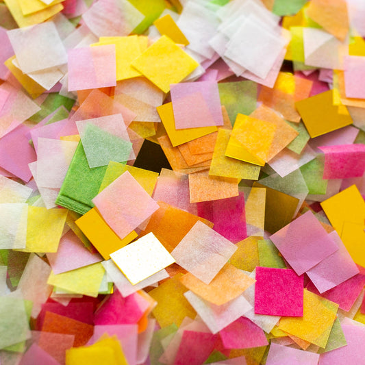 BAM Box confettis colorés sur fond blanc