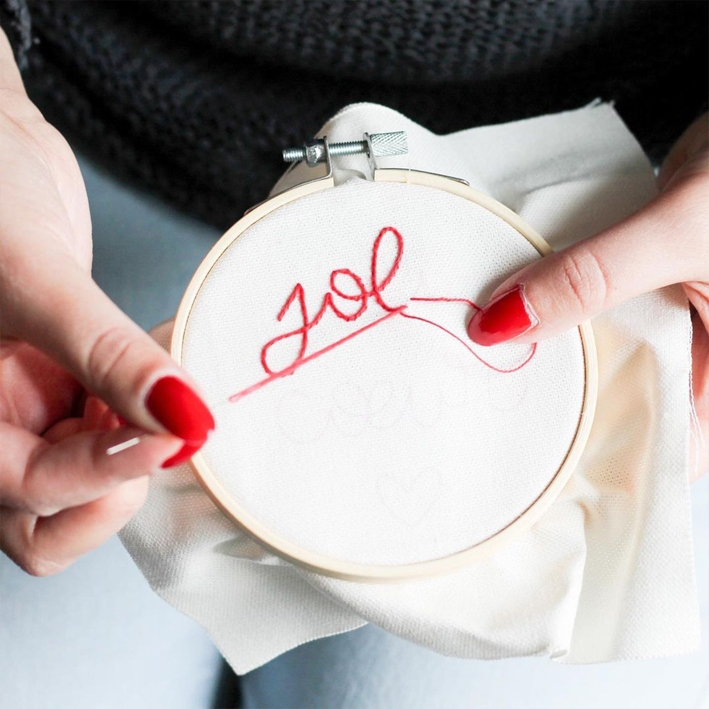 Kit de broderie Joli cœur
