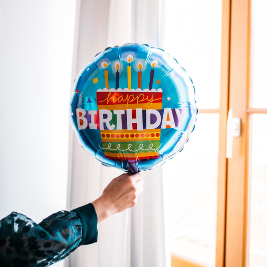 Ballon Happy Birthday Cake Mieux Que des Fleurs