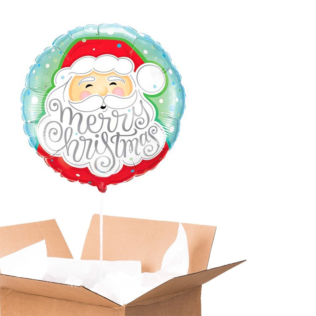 Ballon Joyeux Noel avec design festif pour décorer votre maison pendant les fêtes.