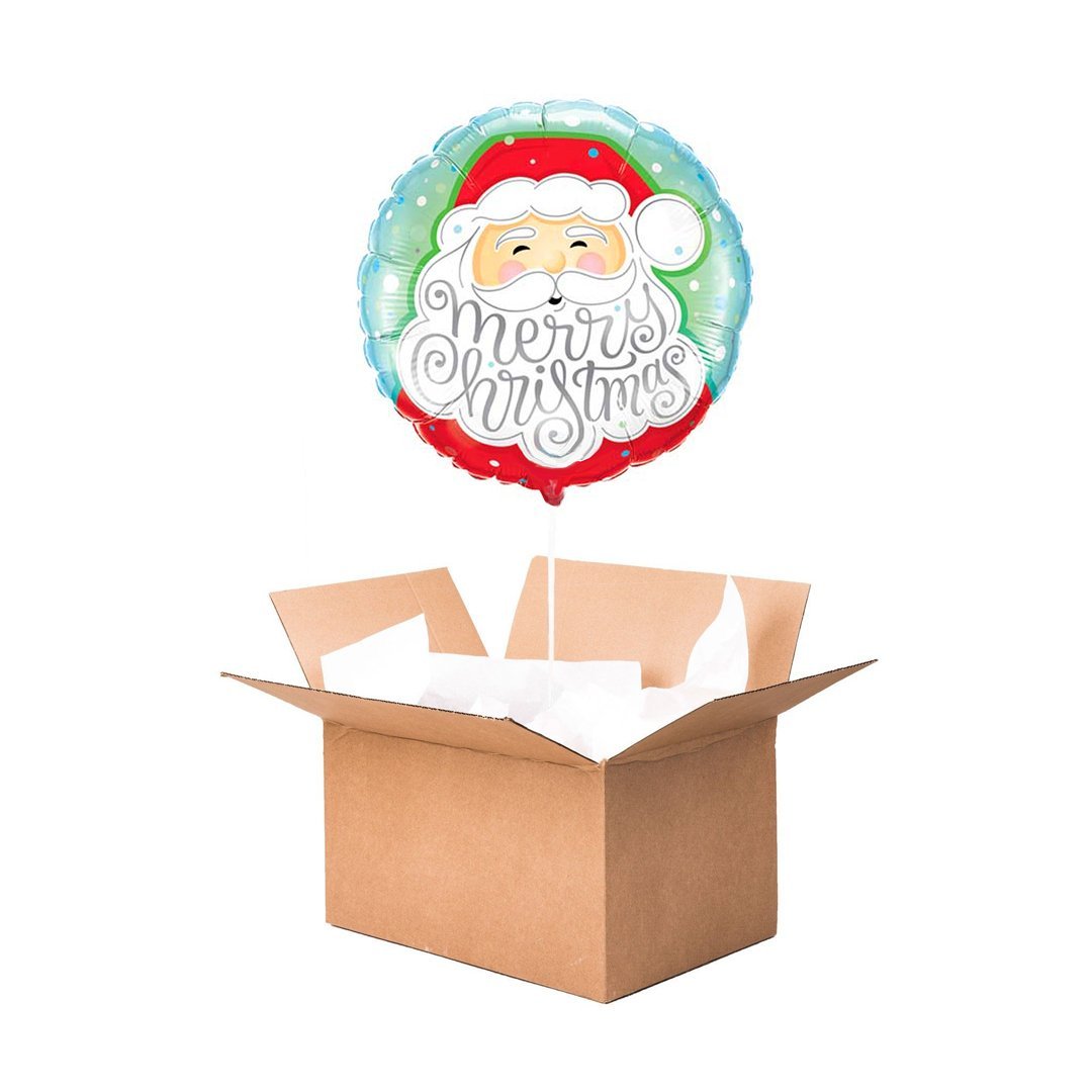 Ballon Joyeux Noel avec design festif pour les fêtes de fin d'année.