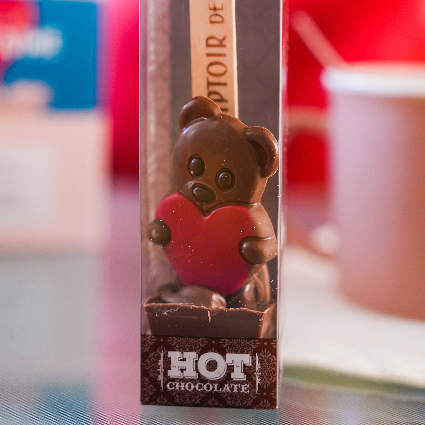 Sucette au chocolat à fondre