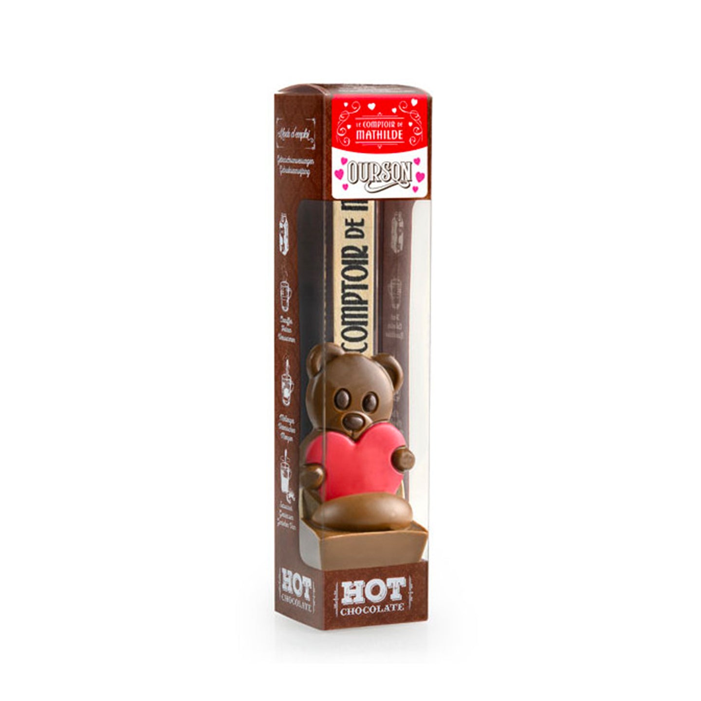 Sucette au chocolat à fondre