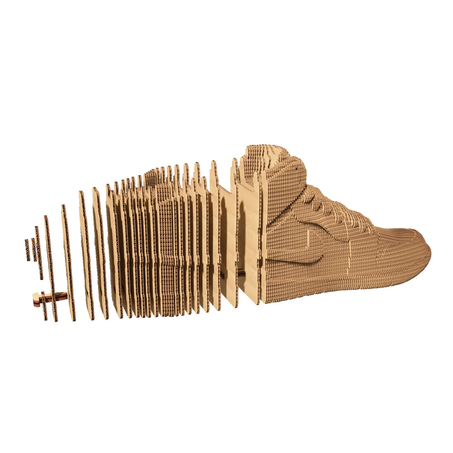 Sculpture en carton DIY - Sneakers - Mieux Que Des Fleurs