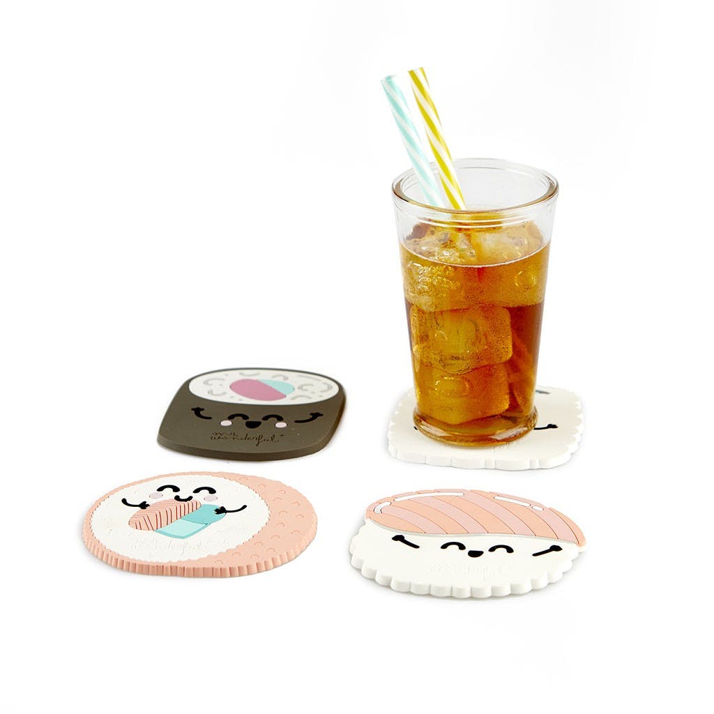 4 sous-verres Sushis Mr Wonderfull - Mieux Que Des Fleurs