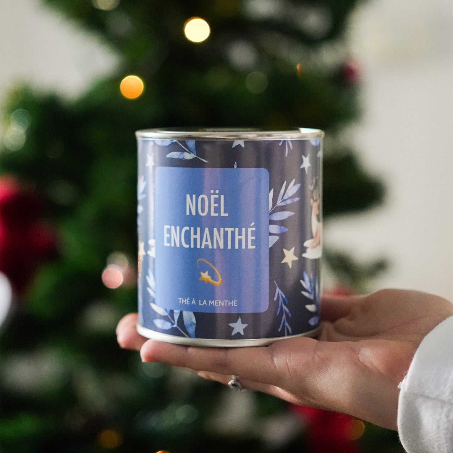 Une boite de thé à la menthe « Noël Enchanté »