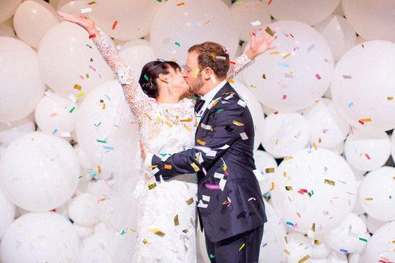 5 façons d'utiliser des ballons à un mariage