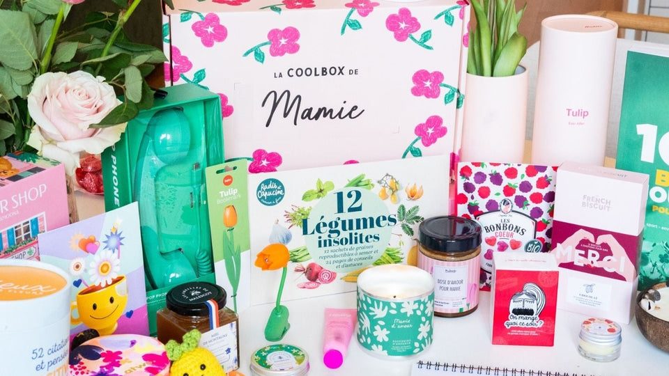 Présentation de la collection d'idées cadeaux pour Mamie