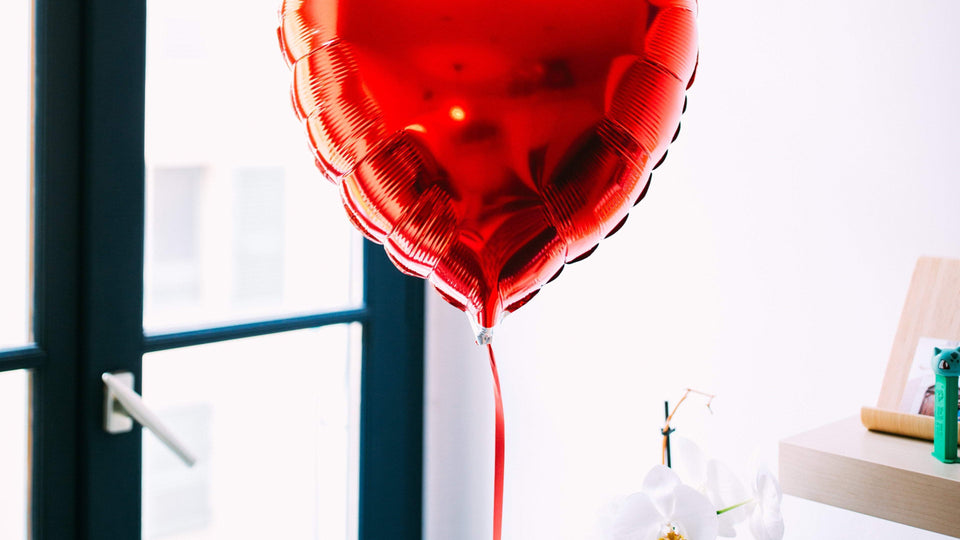 Pleins d'idées cadeaux ballons coeurs