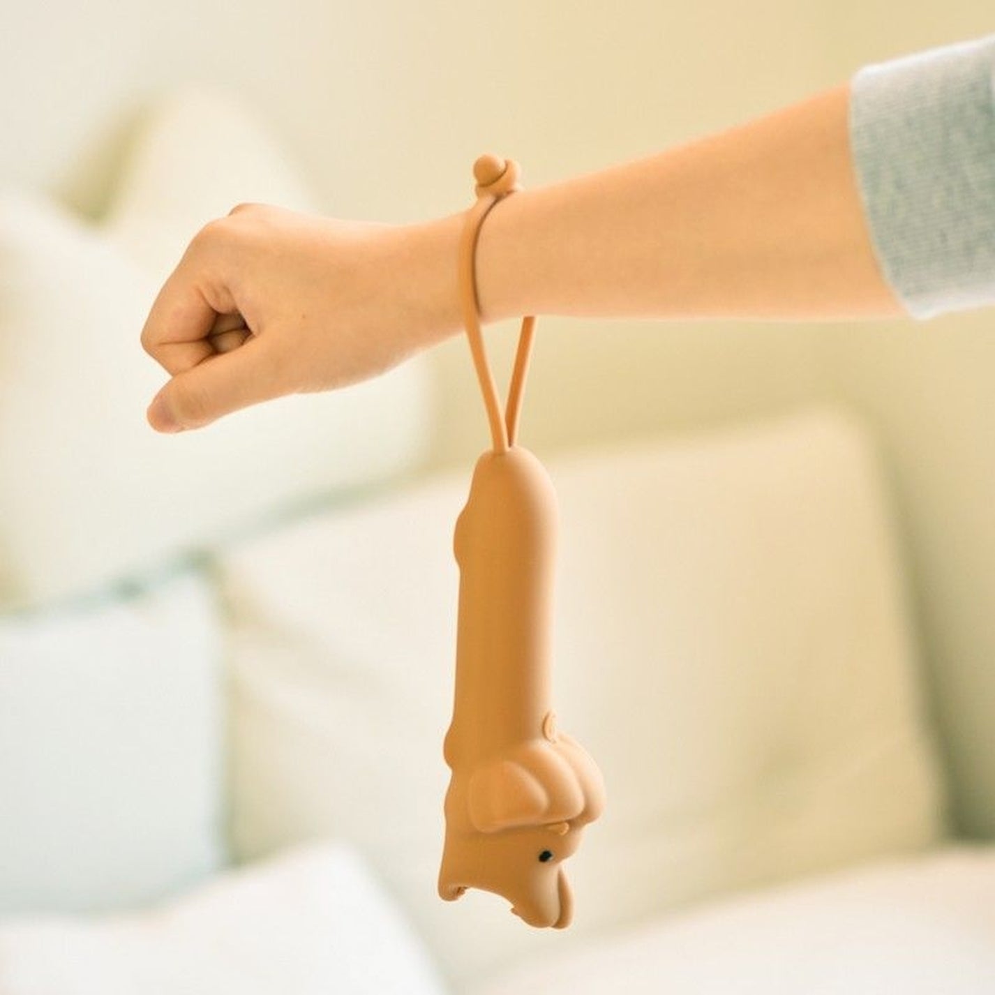 Lampe de poche Lion avec texture rugueuse et design animalier