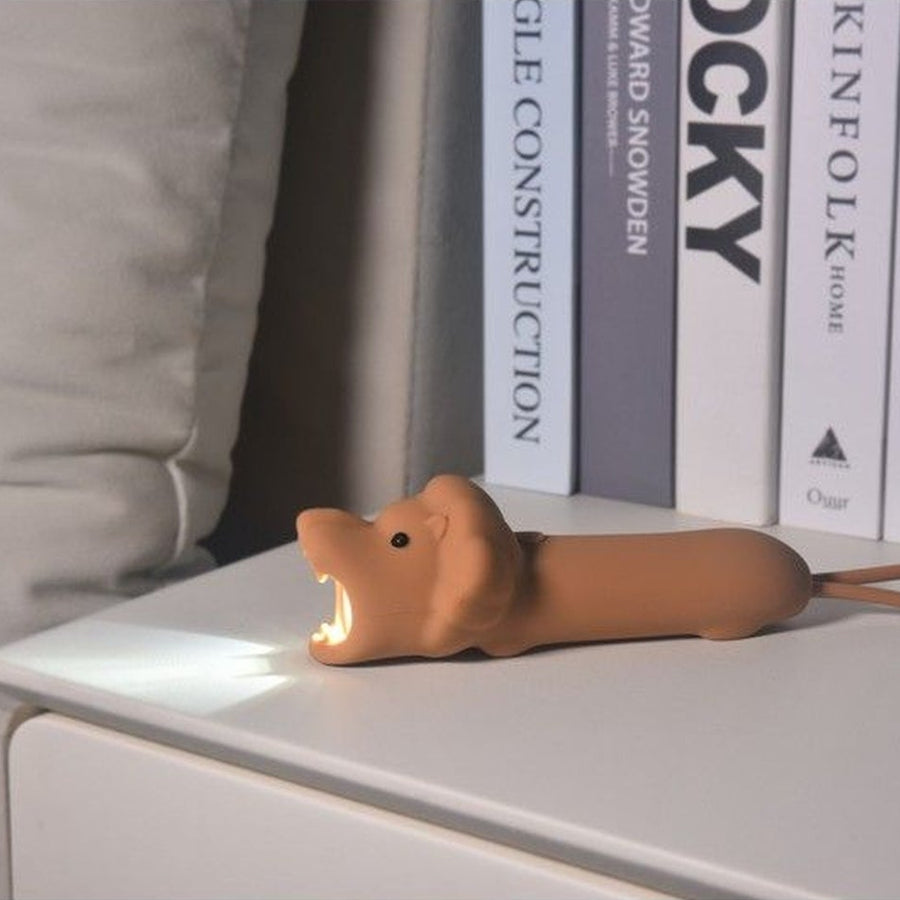 Lampe de poche Lion avec texture rugueuse et design amusant