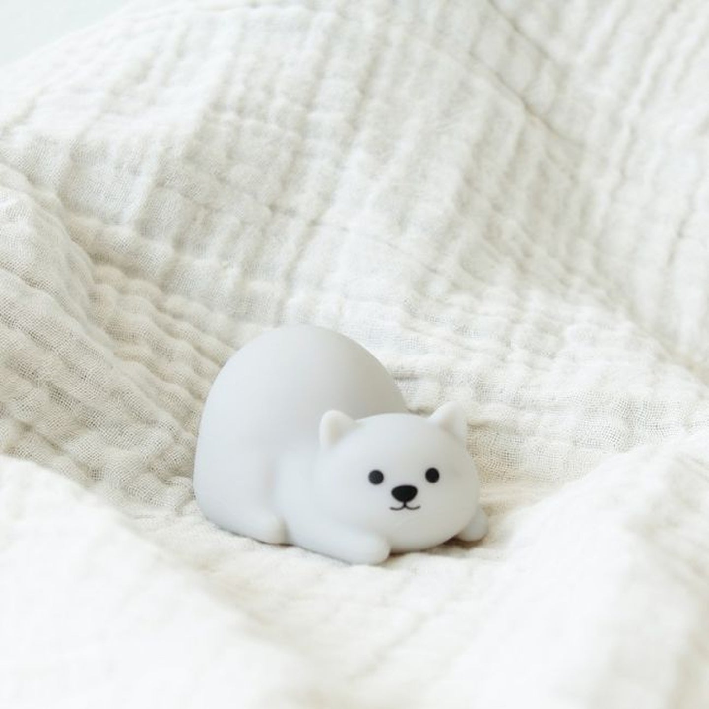 Mini veilleuse en forme de chat, douce au toucher, éclairage apaisant