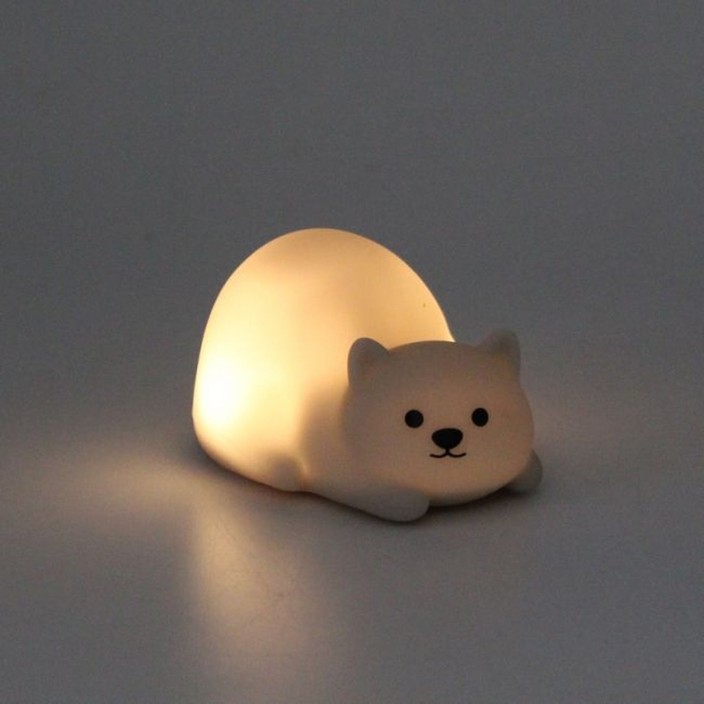Mini veilleuse en forme de chat, douce au toucher, éclairage apaisant