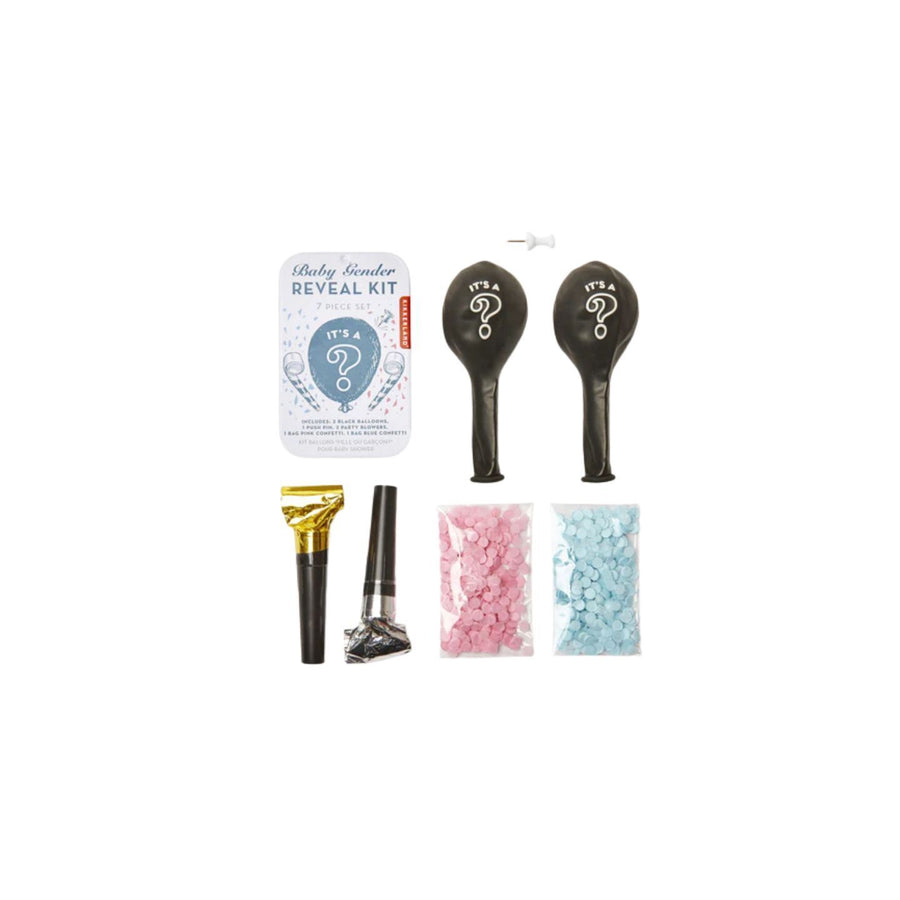 Kit DIY pour révéler le sexe du bébé avec accessoires colorés