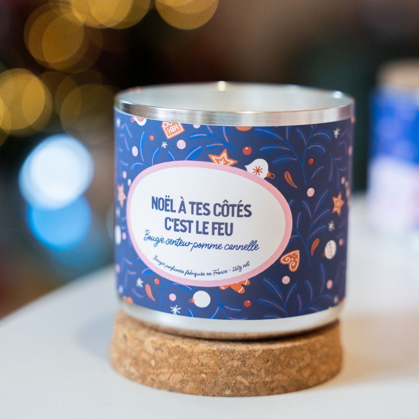Bougie - Noël à tes côtés c'est le feu
