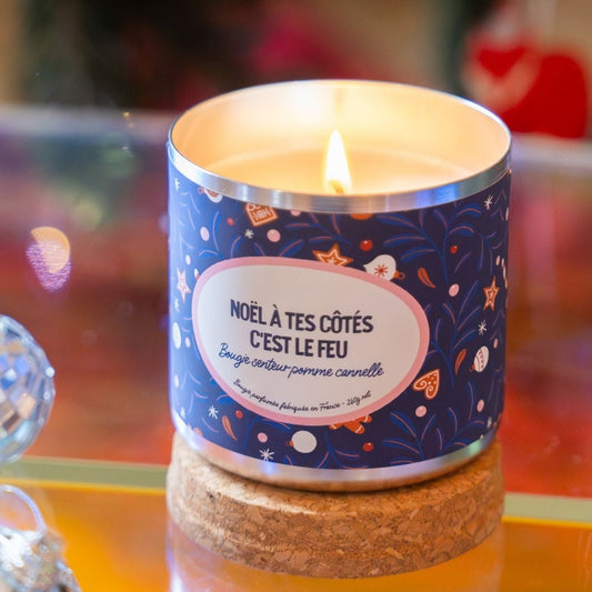 Bougie - Noël à tes côtés c'est le feu