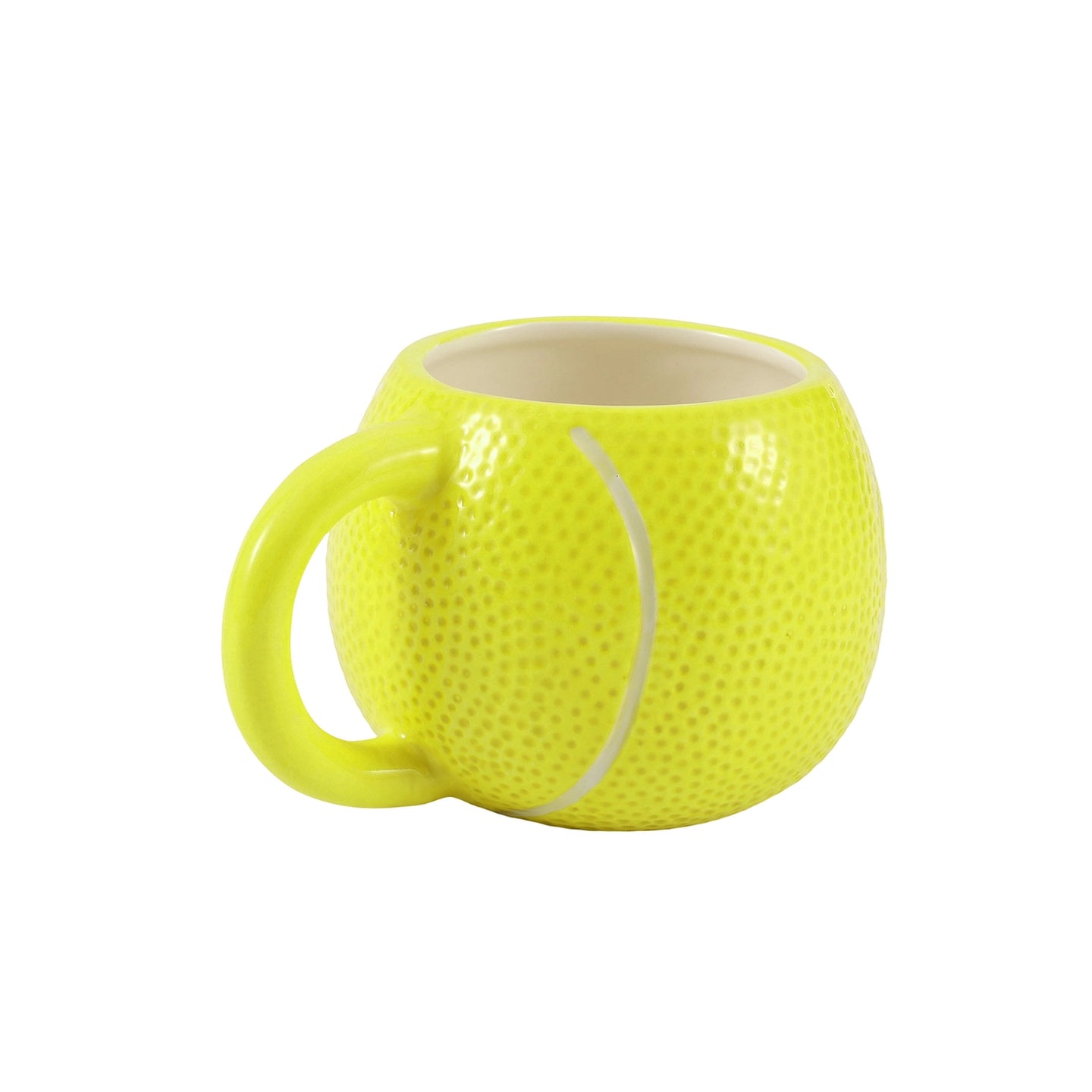 Mug Tennis chunky avec motif de raquette sur fond blanc