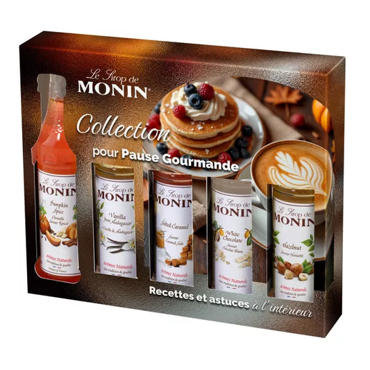 Coffret de 5 Sirops pour cafés aromatisés
